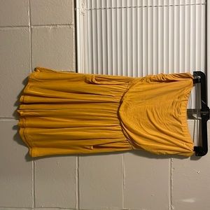 Yellow fashion nova romper